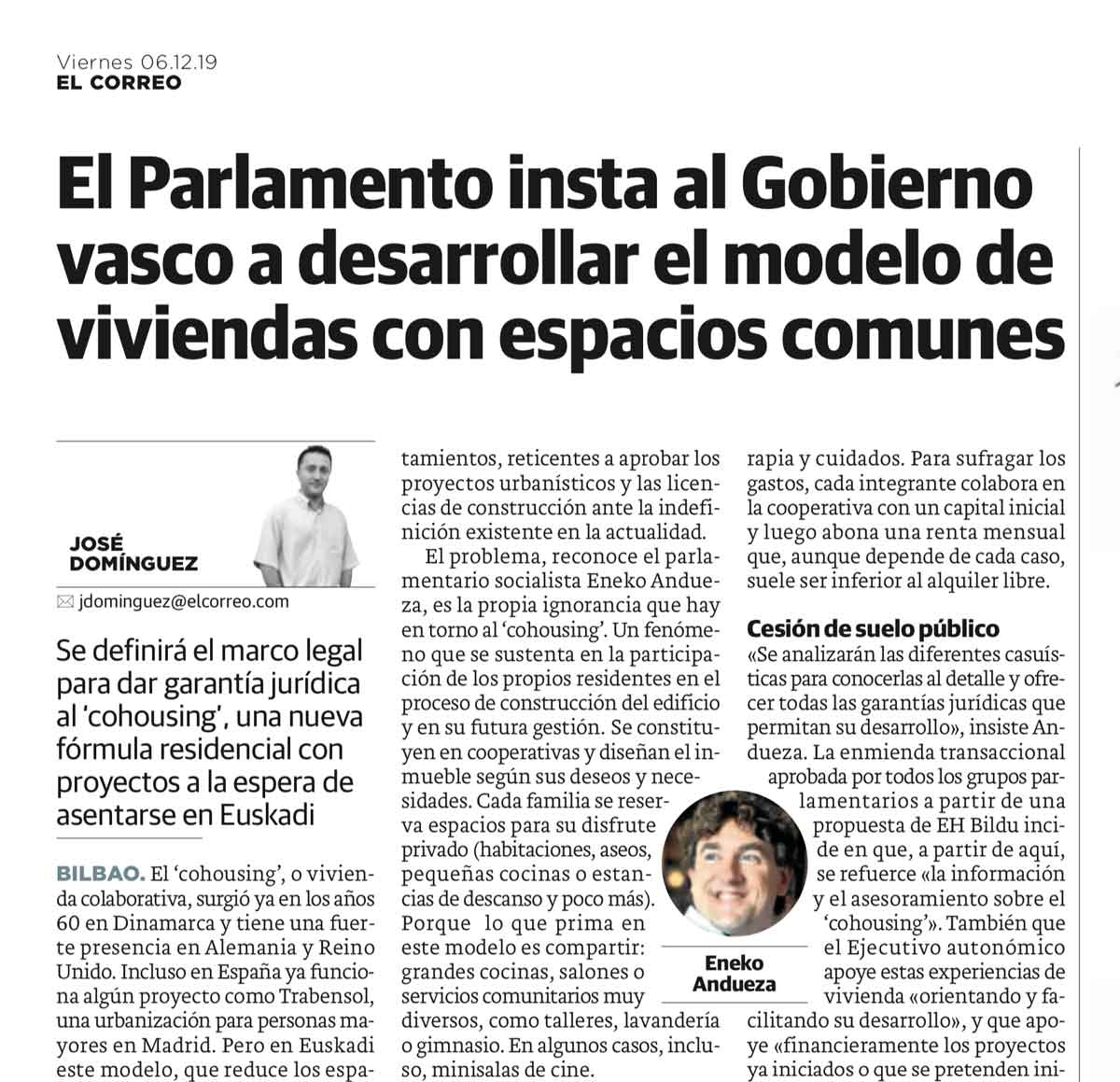 ametxe cohousing euskadi parlamento vasco noticia ElCorreo